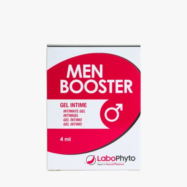 Gel d'érection Labophyto Men Booster en dosettes pour une action rapide.