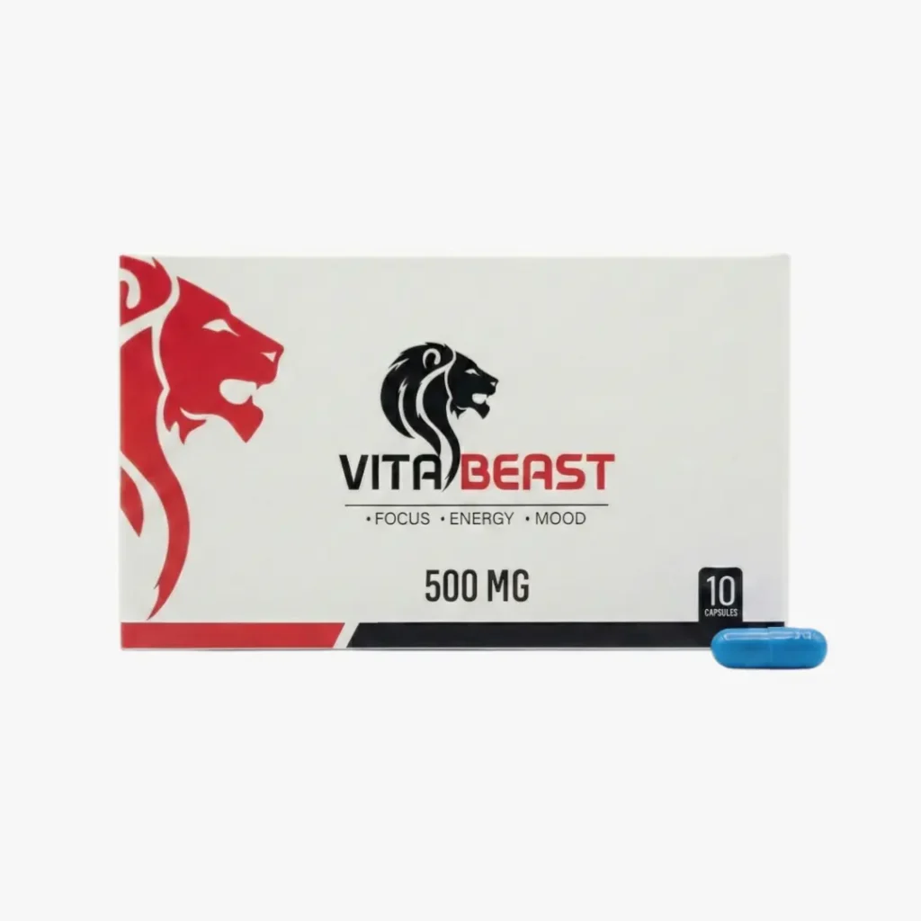 Vitabeast Ultra Puissant Bleu : aphrodisiaque puissant pour homme au Ginseng .